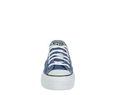 Converse Chuck Taylor All-Star Low Lift Womens Platform Sneaker Step up in style with these casual platform All-Star Low Lift Sneakersfrom Converse Chuck Taylor. Featuring a double-stacked Rubber platform sole, canvas upper and All-Star branding on a low-top silhouette, they re just the lift you need. Canvas upper Lace-up closure All-Star brandingTextile liningPlatform sole Casual Converse Platform Sneakers, Casual Converse Canvas Platform Sneakers, Casual Converse Platform Canvas Shoes, Dark Blue Converse, Blue Converse, Rack Room Shoes, Platform Sneaker, Womens Converse, Converse Chuck Taylor All Star