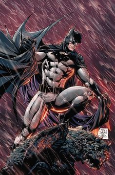 the cover to batman's new 52, drawn by mark waison and penciled by john bagley