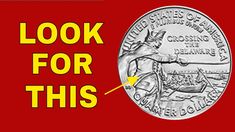 a coin with the words look for this on it and an image of a horse