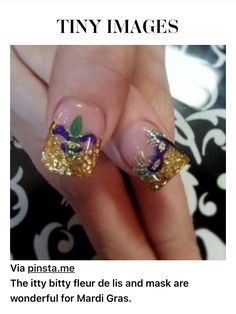 Masquerade Nails, Madi Gras, January 9, Nail Polish Designs, Nail Art Galleries