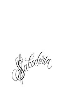 the word saffodia written in cursive writing on a white background