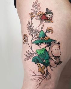 Moomin Tattoo, Slovakia Bratislava, Tattoo Plant, Movie Tattoos, Wroclaw Poland, Tattoo Outline Drawing, Leg Tattoos Women, Tattoo Style Drawings, Tattoo Outline