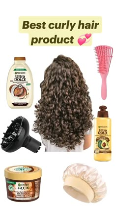 Curly Hair Products Aesthetic, How To Get Curly Hair From Straight Hair, Wavy Hair Products, Curly Hair Products, Curly Hair Growth, Oil For Curly Hair