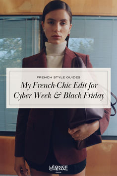 Discover my curated French-chic edit for Cyber Week & Black Friday—timeless pieces, Parisian must-haves, and the best deals of the season! Photo: Mango French Girl Style, Living In Paris, French Girls, French Chic, French Girl, Girl Style, Staple Pieces, French Style, Timeless Pieces