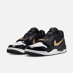 Style No. CD7069-071 Color: Black/Metallic Gold/White Celebrate MJ's legacy with this shout-out to Chicago's 312 area code. With elements from three iconic Jordans (the AJ3, AJ1 and Air Alpha Force), it's a modern mash-up that reps the best. Design combines iconic elements of the AJ3, AJ1 and Alpha Force. Midfoot strap adds bold branding and secures your fit. Visible Air-Sole unit in the heel enhances cushioning. Air Jordan Legacy 312 Low Men's Shoes. Boys White Shoes, Air Jordan Legacy 312 Low, Jordan Legacy 312, Nike Original, Blue Jordans, Buy Jordans, Nike Gold, Sports Football, Hats For Sale