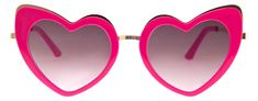 Frame Dimensions in millimeters(mm) Lens Width Bridge Temple Length Bare your heart for all to see with our eye-catching Heart-Throb glasses line. Featuring fun heart-shaped lenses, these oversized frames add a sense of personal flair to your look that will have everyone turning their heads. Pink heart-shaped sunglasses will have you seeing the world in a rosy hue while thoroughly protecting your eyes from the effects of UV rays. Order your pair of Heart-Throb glasses today for a set of sunglass Heart-shaped Sunglasses With Heart Print, Fun Heart-shaped Sunglasses With Heart Print, Trendy Heart-shaped Sunglasses With Heart Print, Heart Throb, Shaped Sunglasses, Heart Shaped Sunglasses, Plastic Injection Molding, Street Trends, Funky Fashion