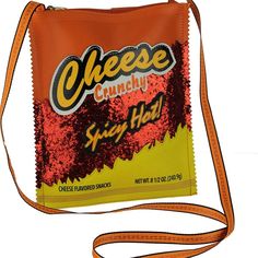 Cheetos Novelty Handbag Cheetos Cheese, Novelty Handbags, Novelty Purses, Funny Bags, Food Shapes, Hot Bags, Cheese Flavor, In Case Of Emergency, Womens Crossbody Bag