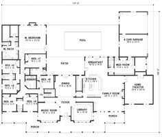 the floor plan for this house