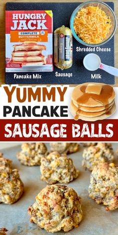 this yummy pancake sausage balls recipe is perfect for breakfast