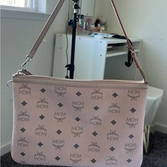 Cute Girly Bag That You Can Take With You Wherever ! Pink Mcm, Bags Pink, Mcm Bags, Girly Bags, Pink Bag, Hand Bag, Fashion Bags, Shoulder Bags, Bag Lady