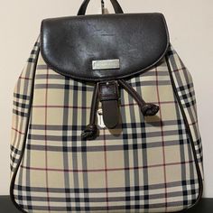 Scratches. Please Refer 3rd Photo. Burberry Backpack Women, Burberry Backpack, Burberry Bag, Leather Backpack, Fashion Backpack, Burberry, Bag Lady, Backpacks, Leather