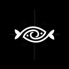 an image of a fish on a black background with the word soul in it's center