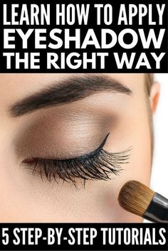 Applying Eyeshadow, Makeup Memes, Smink Inspiration, Eye Makeup Steps, Makeup Step By Step, How To Apply Eyeshadow, Makijaż Smokey Eye, Brown Eyeshadow