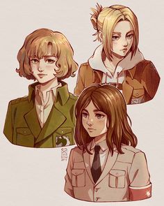 Hitch Dreyse, Levi Squad, Pieck Finger, Metal Gear Rising, Looking For Work, Emo Kid