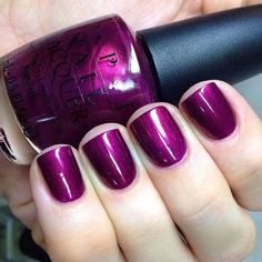 NL Z17 Diva of Geneva by OPI for Women - 0.5 oz Nail Polish Berry Colored Nails, Opi Polish, Pretty Nail Polish, Purple Nail Polish, Nails Fall, I Love Nails