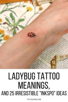 ladybug tattoo meanings and 25 irresistible inkspo ideas