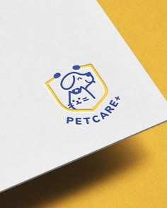 the logo for pet care is shown here