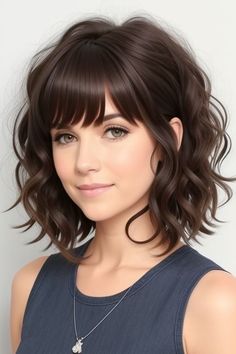 26+ Chin Length Hairstyles for Curly Hair Women 9 Stacked Inverted Bob, Inverted Bob Haircut, 2018 Hairstyles, Gray Hairstyles, Hair Cut Guide, Curly Styles, Shaggy Haircuts