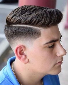 Hairstyles For Teenage Guys, Fade Undercut, Mid Fade Haircut, Haircut Selfie, Photo Hijab, Mens Hairstyles Fade, Mens Haircuts Short Hair, Gents Hair Style, Hair Toupee