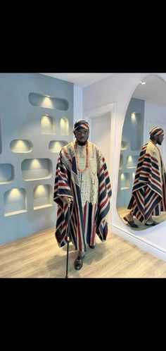 men agbada sets with matching turban 4 peices.  And one extra big boubou only. Traditional Agbada In Ankara Fabric, Wedding Dress Royal, Men Wedding Dress, Wedding Dress Men, Aso Oke, Dress Royal, Dresses Royal, African Men, Walking Stick