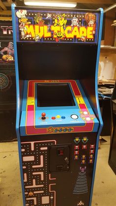 an old arcade machine is in the process of being restored into a gaming console for sale