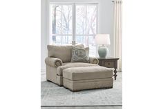 Galemore Oversized Chair and Ottoman from Ashley - Luna Furniture Cuddle Chair, Tonal Colors, Oversized Chair And Ottoman, Chair With Ottoman, Oversized Chair, Chair And Ottoman Set, Ornate Furniture, Ottoman Set, Sit Back And Relax