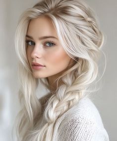 Balayage Platinum Blonde, Balayage Platinum, Russian Makeup, Platinum Blonde Hair Color Ideas, Platinum Hair Color, Platinum Blonde Hair Color, Seamless Hair Extensions, Cool Blonde Hair, Blonde Hair Color Ideas