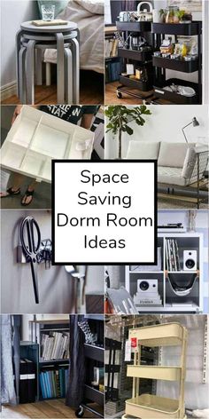 space saving dorm room ideas that are easy to do in the living room or bedroom