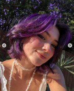 Short Purple Hair, Best Haircuts For Women, Short Dyed Hair, Best Haircuts, Dyed Hair Inspiration, Hair Inspiration Short, Short Haircuts For Women