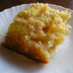 a piece of cake sitting on top of a white plate