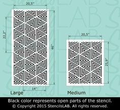 the pattern is shown in black and white, with measurements for each piece to be cut out