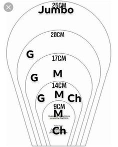 the size and measurements of jumbo's guitar picks for each instrument, which includes six