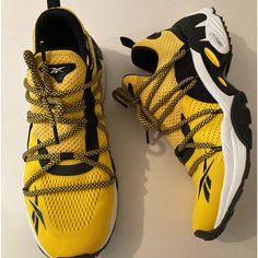 In Like New Condition Preowned But Never Worn Outside Tried On No Original Box Men’s Size 11.5 Come From A Pet/Smoke Free Home C1/S1 Yellow Athleisure Sneakers With Laces, Yellow Lace-up Running Shoes, Sporty Yellow Running Shoes With Shock Absorption, Yellow High-top Sneakers With Elastic Laces, Yellow Trail Running Shoes With Boost Midsole For Jogging, Urban Yellow Sneakers For Sports, Yellow Urban Sneakers For Sports, Functional Yellow Running Shoes With Shock Absorption, Yellow Urban Style Sneakers For Sports