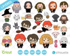 harry potters clipart set