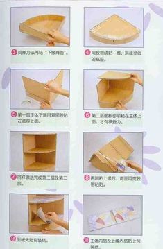 instructions on how to make a paper boat out of plywood and cardboard with pictures