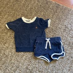 Never Worn Baby Gap Set. In Excellent Condition. Willing To Negotiate Gap Cotton Summer Sets, Summer Casual Sets By Gap, Casual Summer Sets From Gap, Casual Summer Sets By Gap, Casual Gap Playwear Sets, Gap Casual Playwear Sets, Navy Cotton Playtime Sets, Cotton Navy Sets For Playtime, Navy Casual Playwear Sets