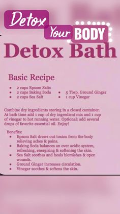 Acv Bath, Epsom Salt Bath Benefits, Vinegar Bath, Apple Cider Vinegar Bath, Detox Baths, Apple Cider Vinegar Remedies, Detoxifying Food, Bath Benefits, Food For Glowing Skin