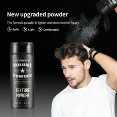 Description: This powder has the function of removing the oil of head and to styling the fashion beautiful hair shape. It is design with mini size and portable shape, which you can take it to anywhere and use it in anytime. It is made of powder material. The length of the product is 12.8cm, the width is 4.7cm, the height is 4.7cm. It is suitable for hair styling and hair cleaning. Item Name: Hair Volume Powder Material: Powder Net Capacity: 0.5oz Shelf Life: 2 Years Size Details: 12.8cm x 4.7cm Hair Volume Powder, Mattifying Powder, Powder Texture, Increase Hair Volume, Hair Powder, Instant Lifts, Hair Volume, Fast Hairstyles, Anti Frizz