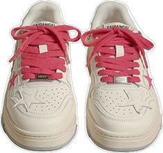 white sneakers with pink stars png, shoes png, png for edits, aesthetic shoes Pink Sneakers With White Laces For Streetwear, Pink High-top Canvas Shoes For Streetwear, Retro Pink Lace-up High-top Sneakers, Pink High-top Chunky Sneakers With Laces, Pink Lace-up Skate Shoes, Pink Star Sneakers, Casual Lace-up Sneakers With Star Patch, Casual Lace-up Sneakers With Star Print, White High-top Sneakers With Star Print