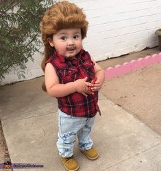 Joe Dirt Costume, Cute Toddler Costumes, Meme Costume, Joe Dirt, Baby Kostüm, Diy Halloween Costumes For Kids, Homemade Halloween Costumes, Diy Kostüm