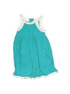 Janie and Jack Dress Size: 2Toddler Teal Skirts & Dresses - used. 100% COTTON, Popover, Ruffles, High Low, Sleeveless | Janie and Jack Dress - Popover: Teal Skirts & Dresses - Used - Size 2Toddler Teal Skirt, Teal Dress, Janie And Jack, High & Low, High Low, Dress Skirt, Ruffles, Women Handbags, Handbags