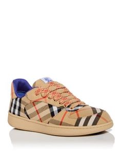 Burberry Men's Terrace Check Low Top Sneakers Burberry High Top Sneakers, Low Top Sneakers, Burberry Men, Print Logo, Low Top, Top Sneakers, Terrace, Burberry, Pick Up