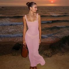 47690098606285|47690098639053|47690098704589 Pink Sleeveless Maxi Dress Beach Cover-up, Sheer Fitted Dress For Beach Party, Pink Sheer Stretch Dress, Pink Stretch Sheer Dress, Summer Beach Bodycon Maxi Dress, Pink Stretch Maxi Dress For Vacation, Sheer Fitted Maxi Dress For Beach Season, Sheer Pink Maxi Dress For Summer, Pink Sheer Maxi Dress For Summer