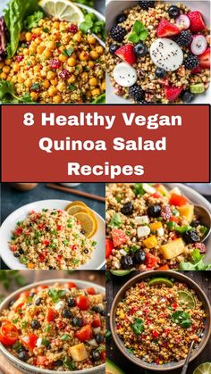 8 healthy vegan quinoa salad recipes