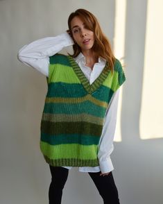 Hello, I'm the one, who won't let you down - THE MOST TRENDY & BASIC CLOTHES OF 2021 I will comfort you, keep you warm and will make you smile. I'm 100% hand made and proud of that. I consist of 70% knitt mohair and 30% of nylon, which makes me increadibly natural. I'm quite unique as could be worn all year long. I'm going well with dress, jeans, skirts ... or pretty much with everything you want. I'M AVAILABLE IN DIFFERENT COLOURS I'm in one size and one size fits all because my measurements ar Mohair Vest, Basic Clothes, Fashion Vest, Wool Waistcoat, Oversized Vest, Dress Jeans, Gilet Long, Sweater Vest Women, Vest Fashion