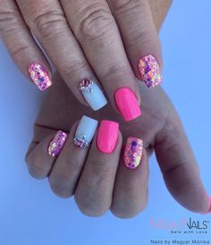 50 Most Trending Summer Gel Nails to Inspire Your Ideas Bright Summer Gel Nails, Summer Gel Nails Ideas, Summer Nails Bright, Gel Nails Ideas, Best Summer Nail Color, Nails Bright, Fun Summer Nails, Summer Gel Nails, Tropical Nails