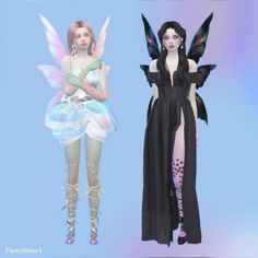 two different types of fairy costumes are shown