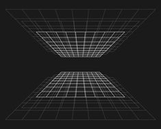 two lines that are in the shape of squares