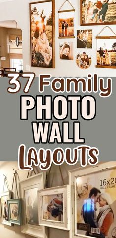 37 Family Photo Wall Layouts Cheap Ways To Display Photos, Hanging Groups Of Pictures, Hanging Multiple Pictures On Wall, Ideas For Hanging Pictures On Wall, Kids Pictures On Wall, Displaying Family Photos On Wall, Hanging Family Pictures On The Wall, Picture Placement On Wall, Hanging Photos On The Wall Ideas