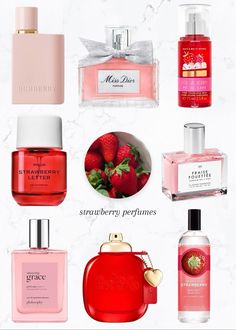 Fruity Fragrance For Women, Strawberry Perfume, Feminine Perfume, Fragrance Lab, Perfume Scents, Perfume And Cologne, Perfume Lover